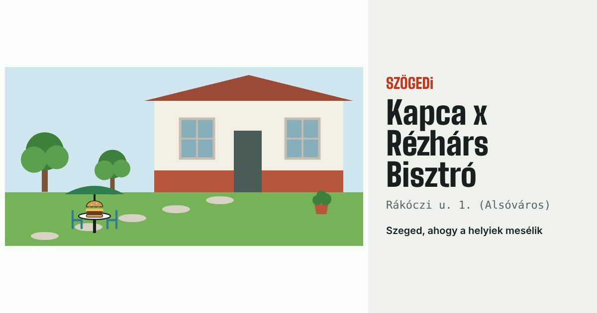 Kapca x Rézhárs Bisztró