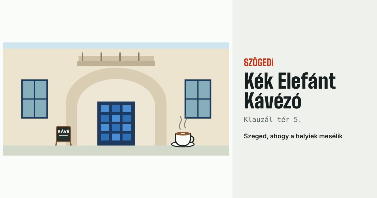 Kék Elefánt Kávézó