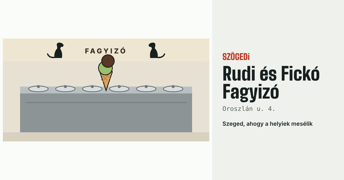 Rudi és Fickó Fagyizó